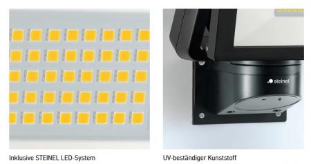 STEINEL LS 300 LED Außenwandstrahler in Schwarz 30,6W