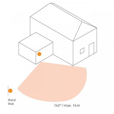 STEINEL IS 140-2 Infrarotsensor in Weiß