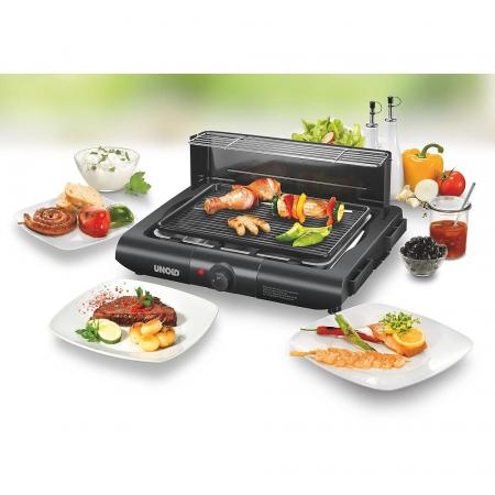 Unold Vario Barbecue-Grill 1.600 W Tisch- und Standgrill  schwarz