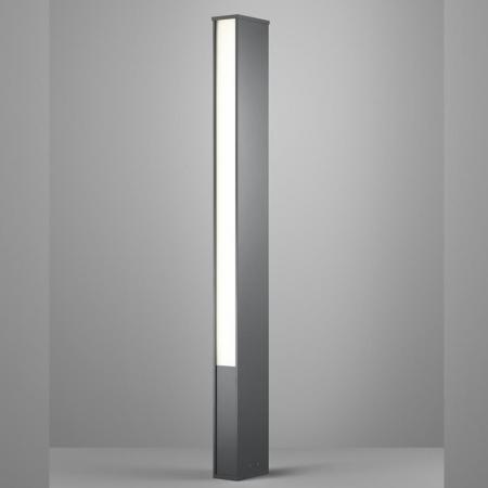 125cm hohe Helestra TENDO LED Wegeleuchte in Graphit IP55