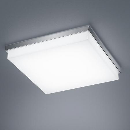 Helestra COSI LED Glas Deckenleuchte in Chrom 31x31cm für die allgemeine Raumausleuchtung