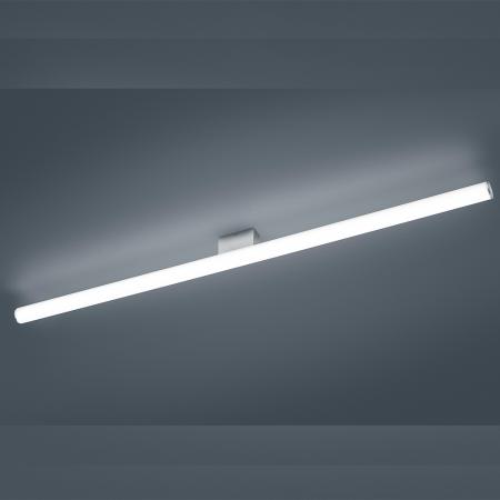 120cm Helestra LOOM LED Wandleuchte & Spiegeleuchte in Chrom & Transparent satiniert