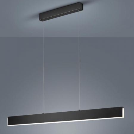 Helestra NEX LED Pendelleuchte in schwarz mit blendfreier Satinierung