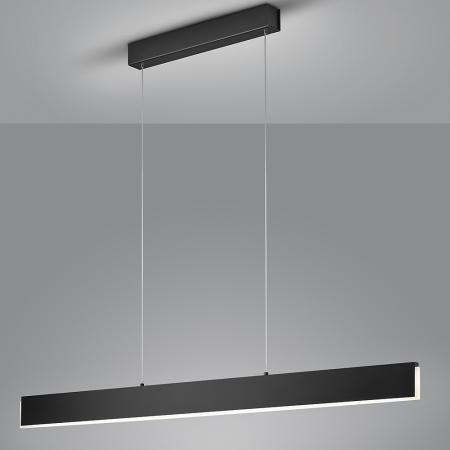 Helestra NEX LED Pendelleuchte in schwarz mit blendfreier Satinierung