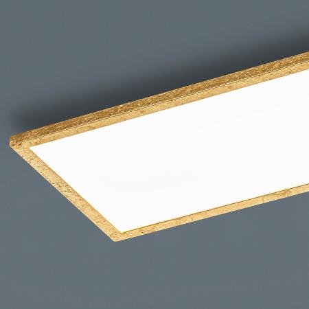 Helestra Decken LED Panel RACK Blattgold dimmbar