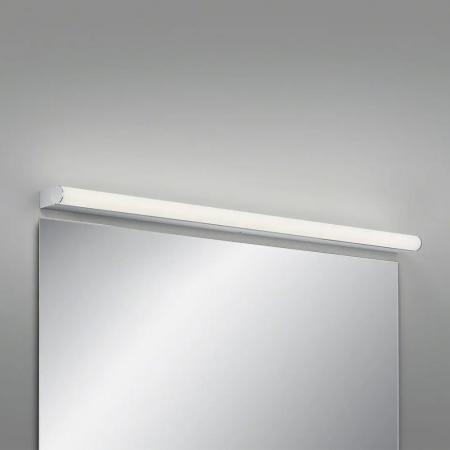 90cm Abgerundete Helestra PONTO-S LED Wand- und Spiegelleuchte in chrom