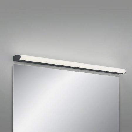 90cm Abgerundete Helestra PONTO-S LED Wand- und Spiegelleuchte in mattschwarz