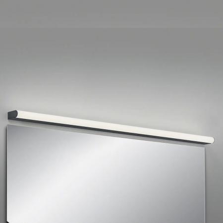 120cm Abgerundete Helestra PONTO-S LED Wand- und Spiegelleuchte in mattschwarz