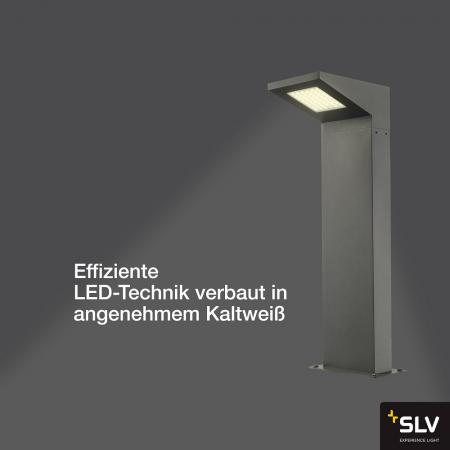 SLV 231305 IPERI 50cm hohe Wegeleuchte in anthrazit inkl. neutralweisse LED IP44