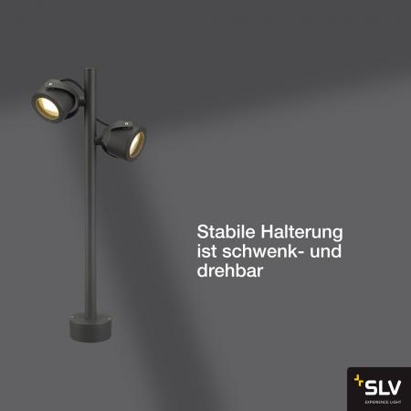 SLV 231505 SITRA 360 SL Aussenleuchte Wegeleuchte anthrazit