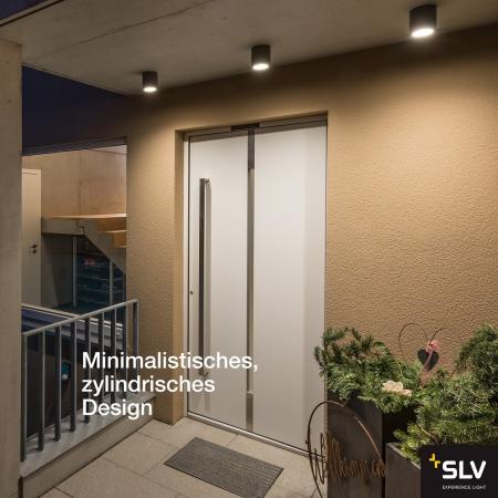 SLV 231545 SITRA CEILING Outdoor Deckenstrahler rund anthrazit GX53