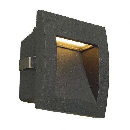 SLV 233605 DOWNUNDER OUT LED Außen Wandeinbauleuchte anthrazit warmweißes Licht IP55