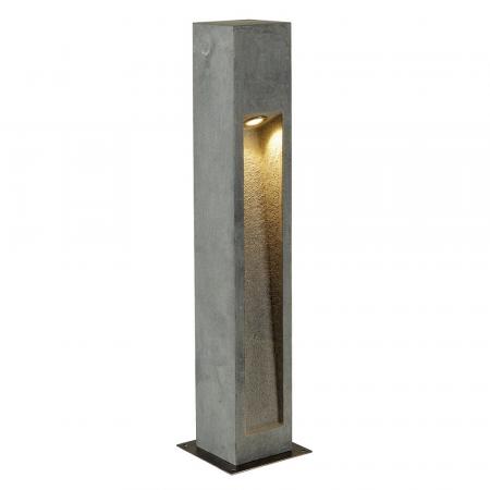 SLV 231371 ARROCK STONE LED Wegeleuchte aus Naturstein 75cm hoch eckig