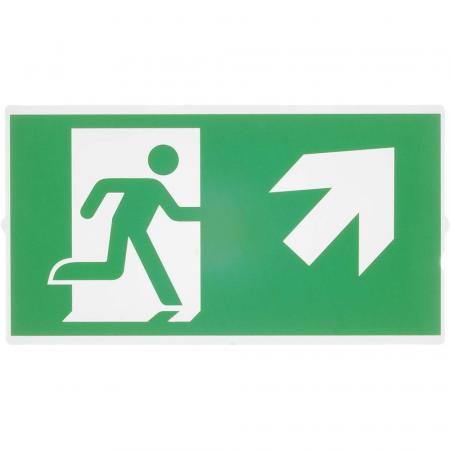 SLV 240007 P-LIGHT Emergency stair sign, small, green