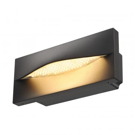 SLV 233635 SOFT TECH Outdoor Wandeinbauleuchte anthrazit mit warmweißer LED IP55