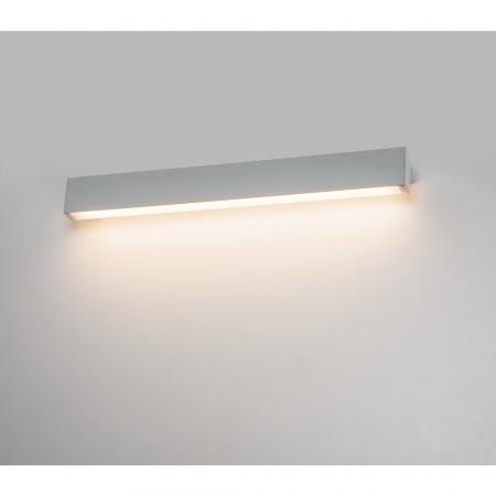 L-LINE 60cm LED Wand- und Siegel Leuchte IP44 3000K 700lm silbergrau SLV 1001300