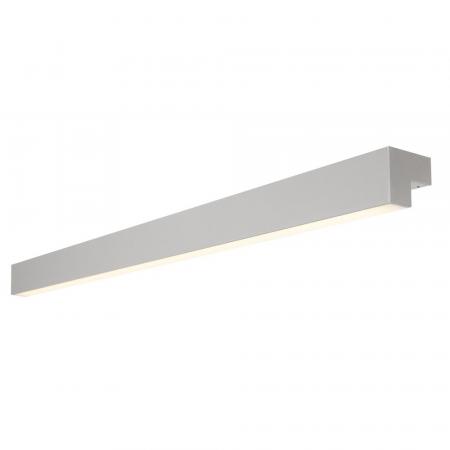  L-LINE 120cm lange LED Wandleuchte & Spiegellicht silber für Bad & Flur leistungsstarke warmweiße LED SLV 1001304