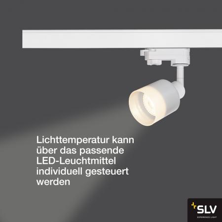 SLV 1001872 PURI TRACK  QPAR51 weiß 50W inkl. 3P.-Adapter