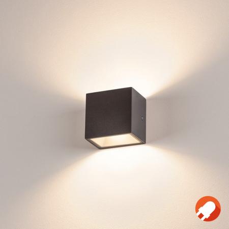 SLV 1002032 SITRA CUBE LED Aussenwandleuchte up&down anthrazit IP44 3000K