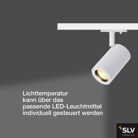 SLV 1002111 ENOLA_B TRACK SPOT QPAR51 weiß 50W inkl. 1P.-Adapter