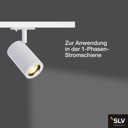 SLV 1002111 ENOLA_B TRACK SPOT QPAR51 weiß 50W inkl. 1P.-Adapter