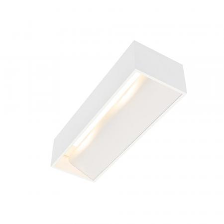 Per Schalter dimmbare LOGS Dim-to-Warm LED Wandleuchte Aluminium weiß lackiert  SLV 1002844