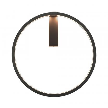 Kreisrunde filigrane LED Wandleuchte ONE 60 DALI schwarz & umschaltbare Farbe SLV 1002918