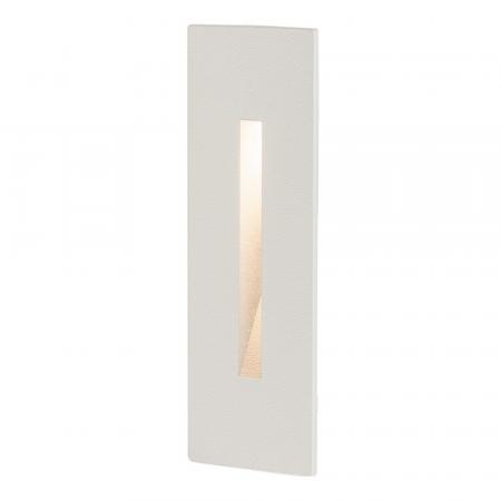NOTAPO Rechteckige Wandeinbauleuchte Treppenlicht warmweisse LED in weiß SLV 1002979