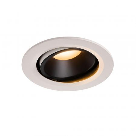 SLV 1003637 NUMINOS MOVE DL L Indoor LED Deckeneinbauleuchte weiß/schwarz 2700K 20° dreh- und schwenkbar