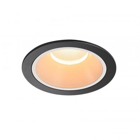 SLV 1003992 NUMINOS DL XL Indoor LED Deckeneinbauleuchte schwarz/weiß 2700K 55°