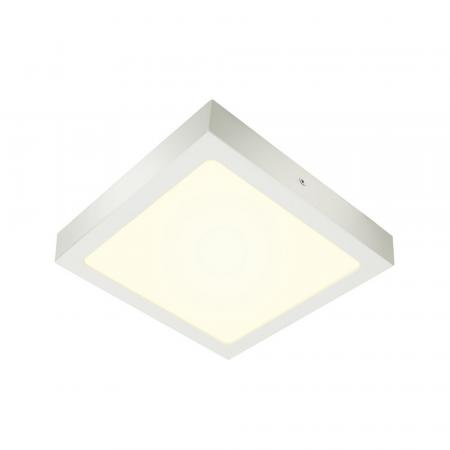 Sensor LED Deckenleuchte dimmbar eckig weiß inkl. LED mit universalweißem Licht SLV 1004705
