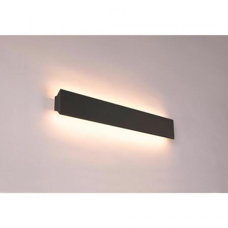 Flache dimmbare LED-Wandlampe DIRETO 60cm Wandleuchte schwarz Farbtemperatur schaltbar SLV 1004740
