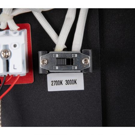 SLV 1004765 ONE DOUBLE PD PHASE UP/DOWN Indoor LED Pendelleuchte schwarz CCT switch 2700/3000K