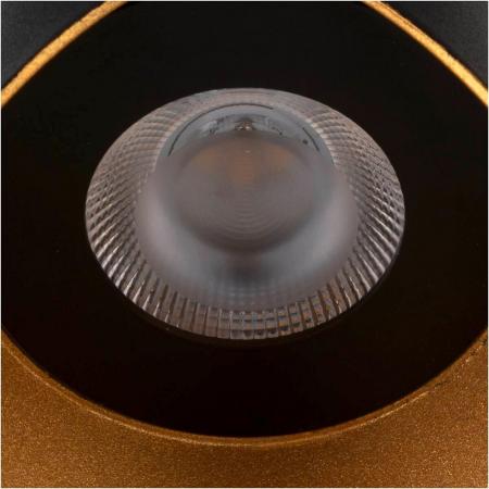 SLV 1007806 MODELA Wandleuchte up/down in Schwarz/Gold  dimmbar 2700K warmweißes Licht für innen & außen - äußergewöhnliches Design