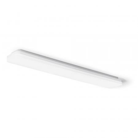 150cm Sigor LED-Feuchtraumleuchte Plank silber dimmbar 50/40/30W 3000/4000K Tunable White IP54