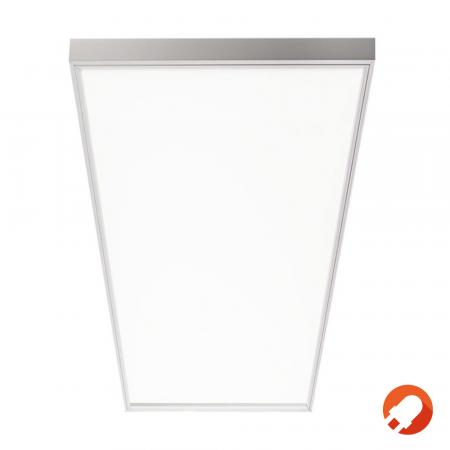 Sigor Ultra Flaches LED-Panel Aufbau weiß 120x30cm 36W 4000K neutralweißes Licht UGR<19