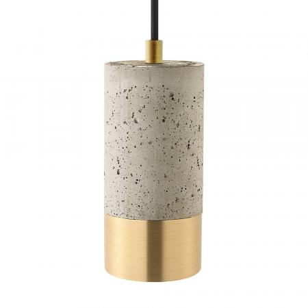 1-flammige Dimmbare Pendelleuchte CONCRETE hell Gold Sigor