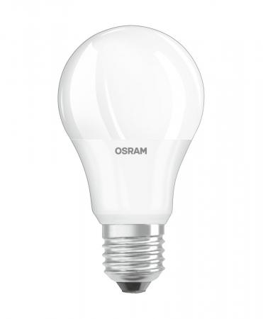 Osram E27 LED Lampe VALUE 8.5W wie 60W warmweißes Licht weiß mattierte Glühbirne