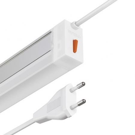  Aktion: Nur noch angezeigter Bestand verfügbar - Siteco Combilite 62 cm LED-Lichtleiste Batten 41-F 10W 4000K mit Netzstecker und Schalter -