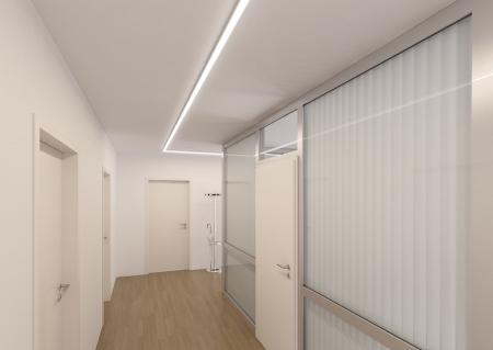  Aktion: Nur noch angezeigter Bestand verfügbar - Siteco Combilite 62 cm LED-Lichtleiste Batten 41-F 10W 4000K mit Netzstecker und Schalter -