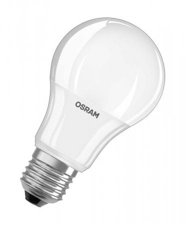 12er Sparpack OSRAM E27 LED Lampen weiß mattiert  8.5W wie 60 W Warmweißes Licht