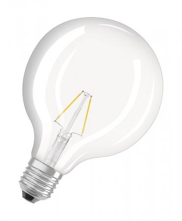 Osram E27 LED GLOBE 25 Filament LED Lampe 2,5W wie 25W warmweißes Licht