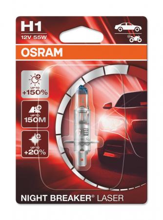 OSRAM P14.5s NIGHT BREAKER LASER H1 mit Laserablationstechnologie
