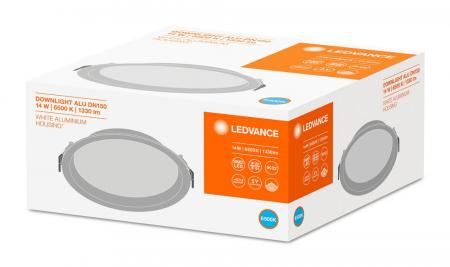 LEDVANCE DOWNLIGHT ALU 150 14 W 6500 K IP44/IP20 weiß