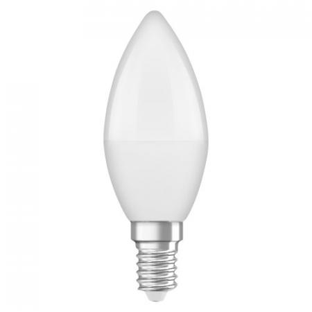 Bellalux E14 LED Leuchtmittel in Kerzenform 25 W Ersatz warmweißes Licht weiß satiniertes Glas