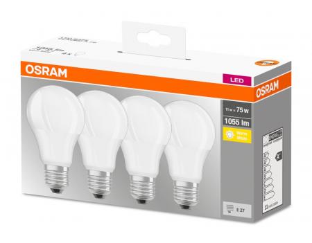 8er-Pack Osram Extrem leistungsstarke E27 LED Lampe 11W wie 75W Warmweißes Licht