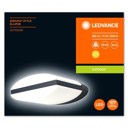 LEDVANCE LED Wandleuchte Endura Style Ellipse 13W DG IP44