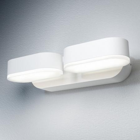 Moderne weiße 2-strahlige LEDVANCE LED Wandleuchte Endura Style Mini Spot II IP44