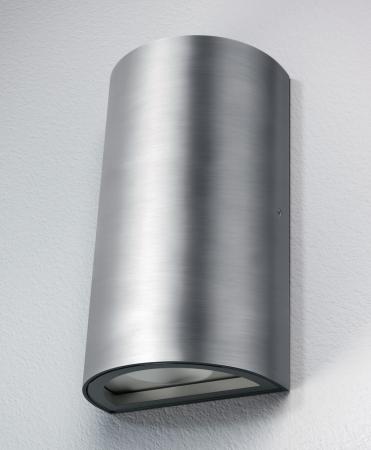 LEDVANCE Halbrunde LED Wandleuchte Endura Style UpDown 12W aus Aluminium IP44