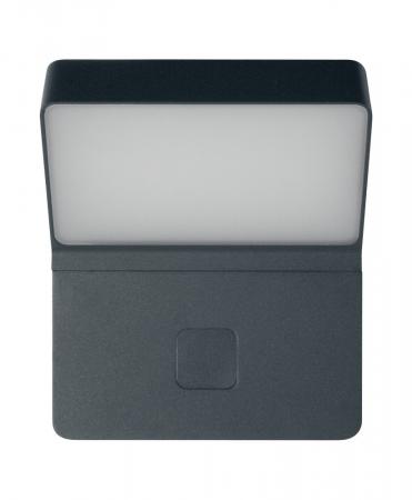 LEDVANCE LED Außen Wandleuchte Endura Style Wall Wide mit unauffälligem Sensor in Anthrazit IP44